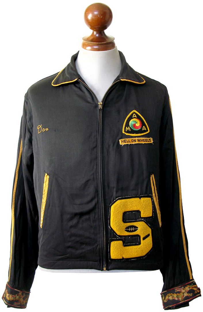 1950s Hell on Wheels Motorcycle Club Jacket VintageHaberdashers Blog